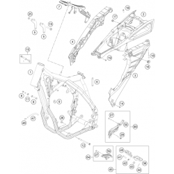 Cadre et boucle arrière HUSQVARNA 450 FS 2015