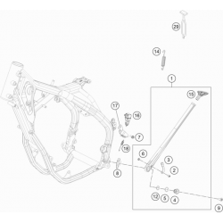 Béquille HUSQVARNA 450/501 FE 2017