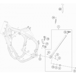 Béquille HUSQVARNA 250/350 FE 2017