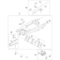 Bras oscillant HUSQVARNA 701 ENDURO/SUPERMOTO 2016/2017