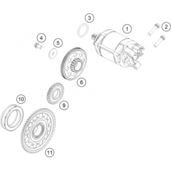 Démarreur électrique HUSQVARNA 450/501 FE 2017