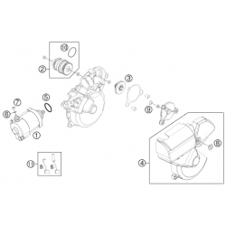 Démarreur électrique HUSABERG 250/300 TE 2011