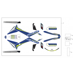 Adhésifs - Kit déco SHERCO 450 SEF-R 4T 2017