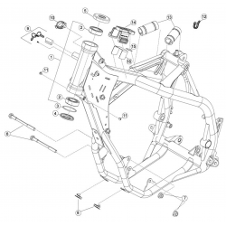 Cadre, chassis BETA ENDURO RR 4T 2010