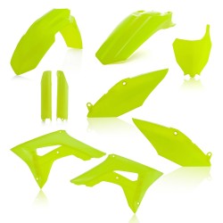 Kit plastiques super complet HONDA 450 CRFR '17 - Jaune fluo 