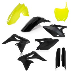 Kit plastiques super complet ACERBIS SUZUKI RMZ250 '10/17 - Jaune fluo / Noir