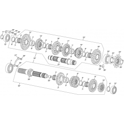 Boîte de vitesses SHERCO 250 SE RACING 2T 2021 