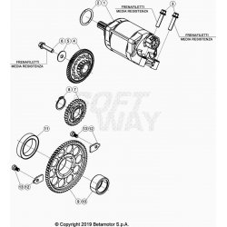 Démarreur électrique BETA 480 RR 4T RACING 2020 