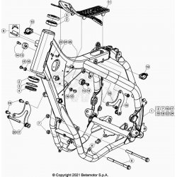 Cadre, chassis BETA 250 RR 2T 2022 