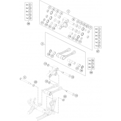 Biellettes suspension GASGAS 250 EC 2021 