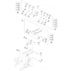 Biellettes suspension GASGAS 250 MC-F 4T 2021 