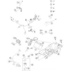 Batterie et faisceau electrique GASGAS 450 MC-F 4T 2021 