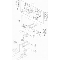 Biellettes suspension GASGAS 125 MC 2T 2022 