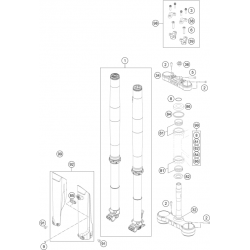 Fourche et Tés GASGAS 250 MC-F 4T 2022 