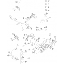 Batterie et faisceau electrique GASGAS 250 MC-F 4T 2022 