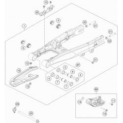 Bras oscillant HUSQVARNA TC 50 2T 2021 