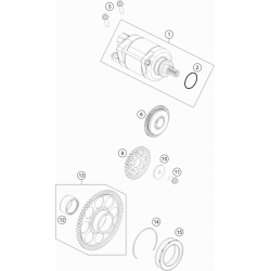 Démarreur électrique HUSQVARNA FC 250 4T 2022 