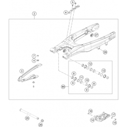 Bras oscillant HUSQVARNA FC 350 4T 2022 