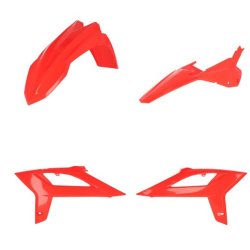 Kit plastique complet - ACERBIS - Rouge 