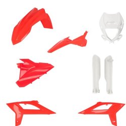 Kit plastique super complet - ACERBIS - Original Rouge et blanc 