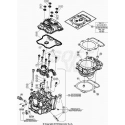 Cylindre culasse et distribution BETA 350 RR 4T 2023 