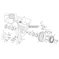 Vilebrequin assemble SHERCO 125 SE FACTORY 2T 2023 