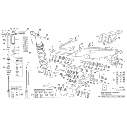 Amortisseur - Bras oscillant SHERCO 250 SE FACTORY 2T 2023 