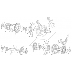 Vilebrequin assemble SHERCO 450 SEF FACTORY 4T 2023 