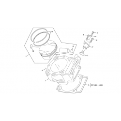 Cylindre SHERCO 450 SEF FACTORY 4T 2023 