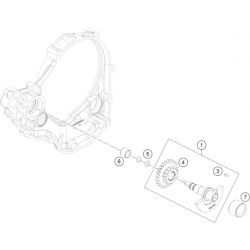 Balancier d'équilibrage moteur HUSQVARNA 250 FE 4T 2023 