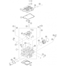 Culasse HUSQVARNA 250 FE 4T 2023 