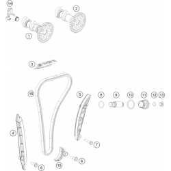 Système de distribution HUSQVARNA 250 FE 4T 2023 