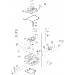 Culasse HUSQVARNA 350 FE 4T 2023 