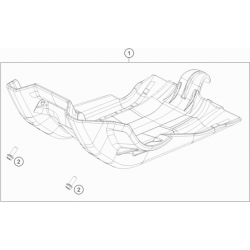 Sabot moteur HUSQVARNA 501 FE 4T 2023 