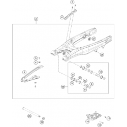 Bras oscillant HUSQVARNA FC 250 4T 2023 