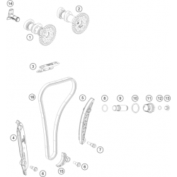 Système de distribution HUSQVARNA FC 250 4T 2023 