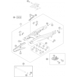 Bras oscillant HUSQVARNA 65 TC 2T 2023 