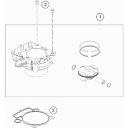 Cylindre GASGAS 350 EC-F 4T 2023 