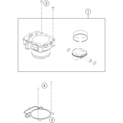 Cylindre GASGAS 350 MC-F 4T 2023 