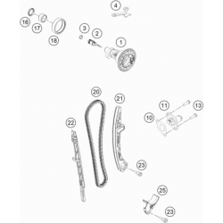 Système de distribution GASGAS 450 MC-F 4T 2023 