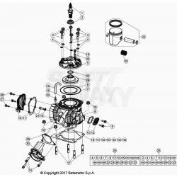 Cylindre et kit piston BETA 125 RR 2T RACING 2023 