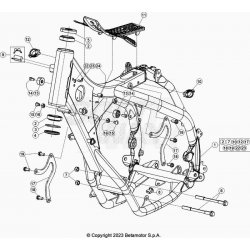 Cadre, chassis BETA 125 RR 2T RACING 2023 