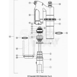 Amortisseur BETA 125 RR 2T RACING 2023 