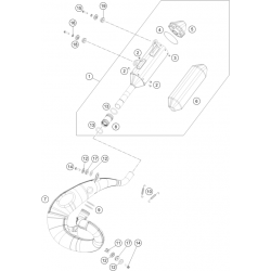 Échappement HUSQVARNA TC 250 2T 2024 