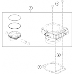 Cylindre HUSQVARNA FC 450 2024 