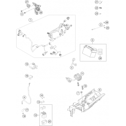 Batterie et faisceau électrique HUSQVARNA FC 350 2024 