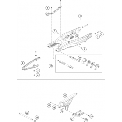 Bras oscillant HUSQVARNA FE 350 2024 