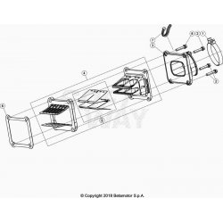 Boîte à clapets et pipe d'admission BETA 200 RR 2T 2024 