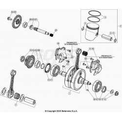 Vilebrequin et bielle BETA 300 RR 2T 2024 