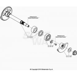 Balancier d'équilibrage moteur BETA 350 RR 4T RACING 2024 